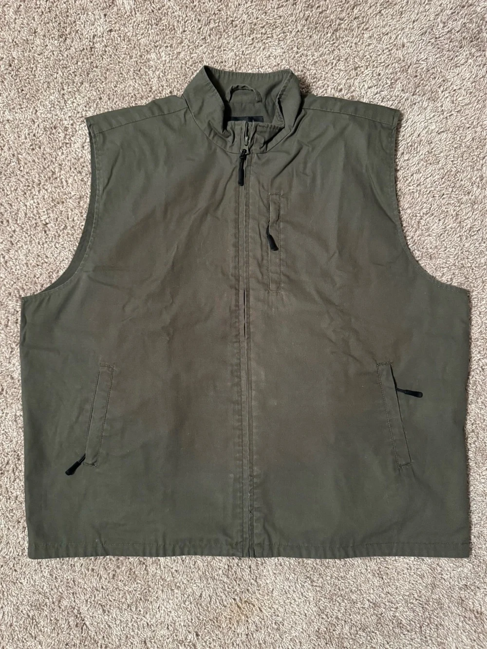 Rothco Olive Green Undercover Travel Vest with Zip Pockets Size XL